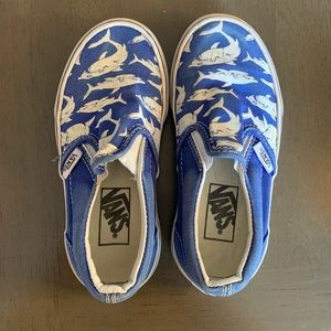 Blue Kids Shark Vans